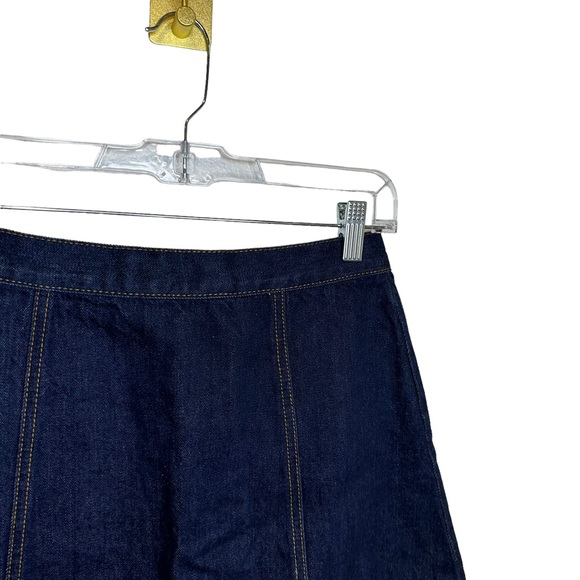 BDG Jean Skirt Womens Denim A Line Button Pockets Stretch Blue Small - Picture 7 of 8